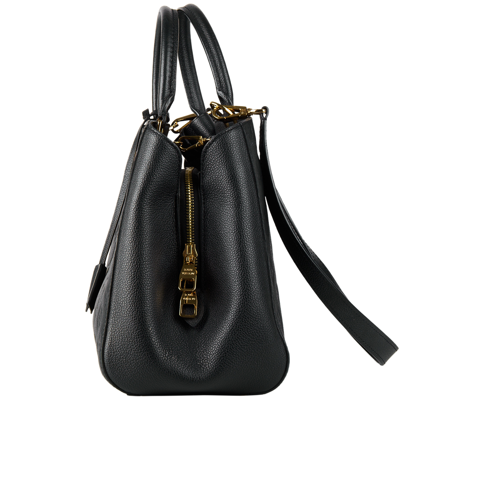 Montaigne MM, &pound;1,200, Handbags, Black, Leather, Bottom view